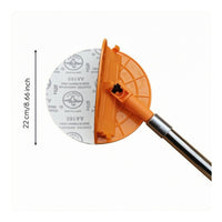 Semicircular Sanding Frame Ribbed Inside-Corner Sander Metal Handle