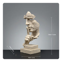Collectible Stable Base Shh Figurine Home Modern Decor Sculpture Statue