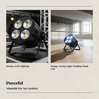 Four-Lens COB LED Spotlight for Weddings, Banquets, Stage Lighting