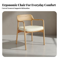 Woven rearrest Armchair Nordic design Home Seating sturdy Wood Frame Light Luxury Design for Homeowners, Reception Area, Office