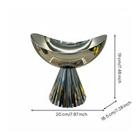 Stainless Steel Fruit Bowl Luxury Style Decorative Fruit Platter Easy to Clean Dessert Stand