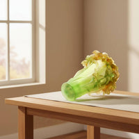 Crystal Flower Vase Elegant Decorative Blossom Vase Handmade for Housewarming