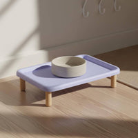Raised Cat Food and Water Bowls Easy to Clean for Small Dogs