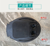 PVC 5L脚踏充气泵批发橡皮艇脚踩打气筒游泳圈脚踩泵户外充气泵