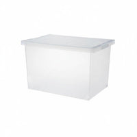 Clear Stackable Box with Lid Space-Saving Stackable Clear Box with Lid