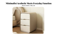 Slim Gap Cabinet Space-Saving Narrow End Table small Size for Bedroom, Renters