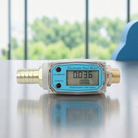 Flow Meter with Digital Display Digital Impeller tester Volumetric Meter Stable for Workshop