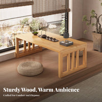 Foldable Leg Table Japanese Design Foldable Bed Tray Multi-Purpose Space-Saving for Remote Workers, Bay Bay Area, Home Office