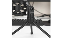 Tripod Sound Input Instrument Stand Foldable Sound Input Instrument Plosive Screen Stand Universal Desktop Mic Tripod for Podcasters