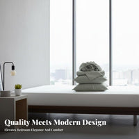 4 Pieces Duvet Cover Set Percale Weave Bed Linen Soft for Adults, Gift Givers