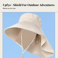 Adventure Hat Wide Brim UPF 50+ Breathable Foldable Hunting