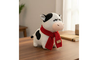 Soft and Cuddly Grumpy Cow Plushie Creative Gift Farm Creature Toy Decorative for Children, Home Decor