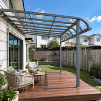 Wall-Mounted Awning, Front of Entrance, Sun Shade, Balcony, Aluminum Alloy, Terrace Roof, Rain Protection, Sun Protection