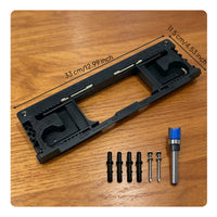 Door Hinge Router Template Exact Cutting Door Hinge Jig Fits Standard Hinges for Carpenters, Woodworkers, Carpentry, Home Improvement