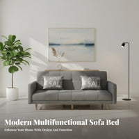 Folding Design Pull-expandable Sofa Bed multi-functional transformable Couch Space-Saving Home Furnishing Minimalist and aesthetic for Apartment Dwellers, Students, property owners, Small areas, Living Room, Office