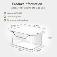 Drawer Organizer with Sliding Lid, Stackable Drawers for Vanity Table, Bathroom Organiser Storage, Makeup Box for Small