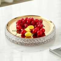 Tray with Mirrored Top Sparkling Mirrored Tray Versatile for Weddings