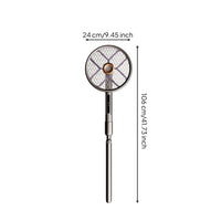 Rechargeable Telescopic Bug Swatter Long Reach Electric Bug Swatter Metal Mesh Bug Exterminator Racket Handheld