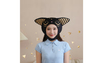 Cat Head Hat Cute Soft Fabric Hood with Ears Soft for Photo Shoots