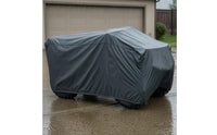 210D Oxford Cloth Waterproof ATV Cover Snug Fit ATV Cover Black Weather Guard Elastic Hem