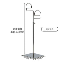 不锈钢领带架专柜展示陈列架家用收纳神器领带丝巾架子S型无痕架