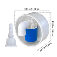 Livestock Waterer Trough Valve, Automatic Fill Inlet Controller, 3/4 Inch Hose Connection, Poultry Farm Water Valve