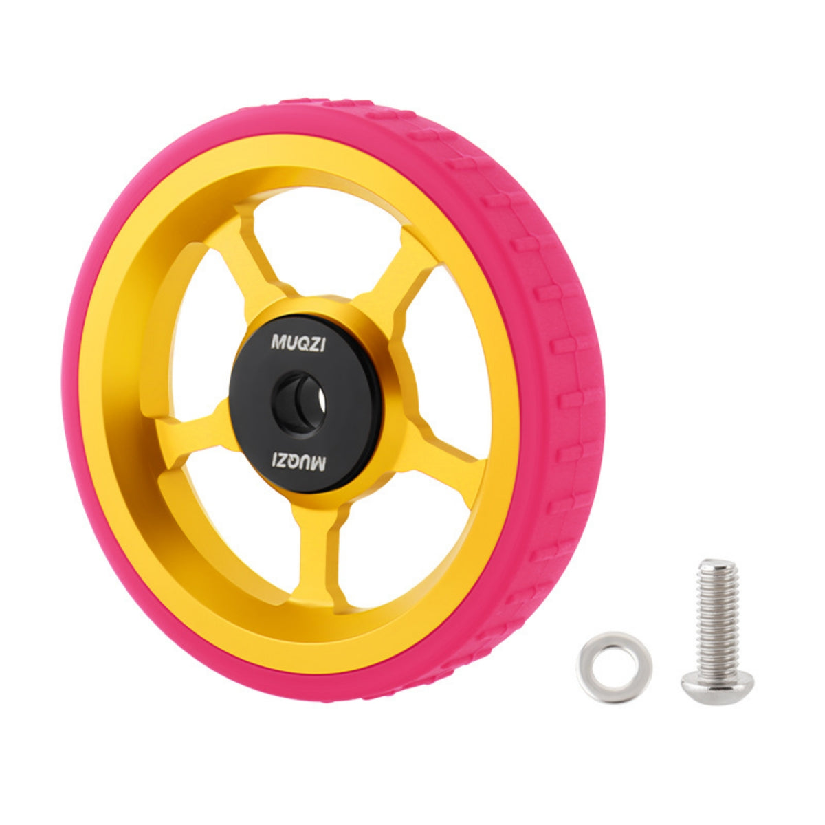 CNC-Cut Easy Wheel Long-Lasting Auxiliary Wheel with Steel Bearing Stable Bike Training Wheels Silent for Cyclists