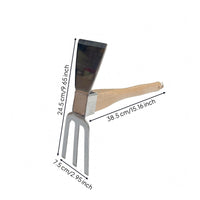 2-in-1 Hoe Rake Versatile Garden Hoe Rake Manual for Digging