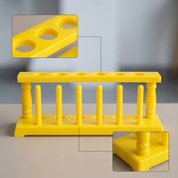 Test Tube Rack with 6 Holes Lightweight Plastic Test Tube Rack Easy to Clean