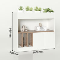 Office Partition Cabinet Modern Minimalist Design Workstation Divider Cabinet Easy to Install Standing Partition Screen for Interior Designers