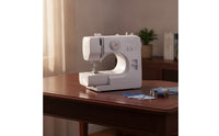 Sewing Machine with Extension Table Beginner-Friendly Electric Sewing Machine Compact Appliance for Beginners, Hobbyists, Craft Rooms, Apartments