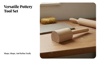 8 Pieces 8 Piece Pottery Tool Set Long-Lasting Clay Sculpting Tool Set