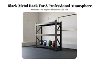Kettlebell Dumbbell Ball Rack Comprehensive Organization Dumbbell Kettlebell Exercise Mat Storage Rack Space Saving Workout Equipment Organizer