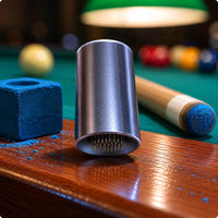 Leather Cue Tip Repair Tool Improves Chalk Adhesion Cue Tip Scuffer Aerator Self Bag Sports Accessory