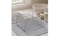 Air Fryer Rack Uncoated Mesh Grilling Rack Silver Finish Wire Air Fryer Tray