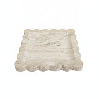 Stone Tray with Edge Carved for Tabletop, Vanity