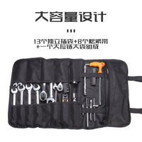 升级加厚多功能卷筒式工具包 大容量便携式防戳破牛津布工具包