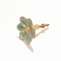Steel Flower Shape Cabinet Drawer Knob Iridescent Flower Shape Cabinet Drawer Knob Vintage for Drawers