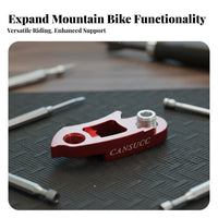 Bike Tail Hook Extension Aluminum Alloy Rear Derailleur Hanger Lightweight Derailleur Hanger Extension for Mountain Bikers, Trail Riding