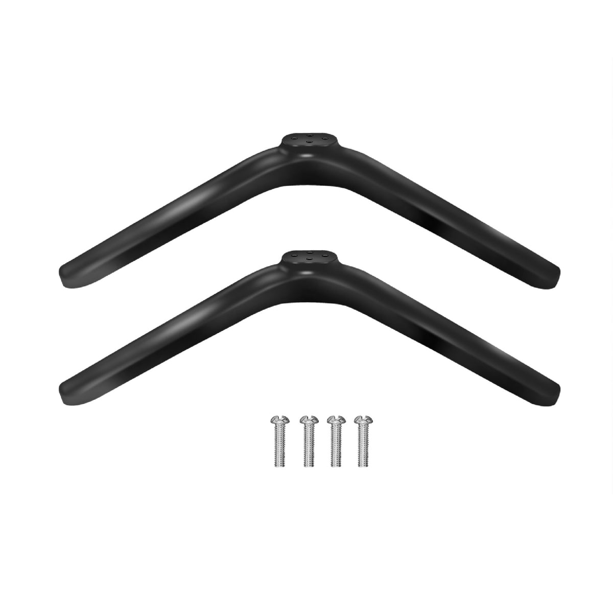 TV Base Bracket Slimline TV Stand Base Television Stand Legs Allall-in-One Hardware Replacement for Living Room, Bedroom