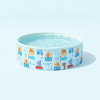Collapsible Foldable Pool Easy-Draining Foldable Swimming Pool Portable Quick Setup for Children, Toddlers, Backyard, Patio, Indoor