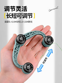 路亚前导线FG打结器GT结打结器碳线PE线快速绑线器辅助工具
