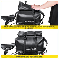 Bicycle Rear Rack Bag, Large Capacity Waterproof Tail Bag, Outdoor Cycling Pannier