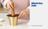 Durable Brass Medicine Mortar, Cantonese Style Pestle, Kitchen Garlic Crusher, Multi-Use Tool