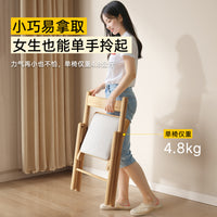 实木折叠椅子家用可折叠靠背椅古风餐椅简约书桌写字休闲椅子