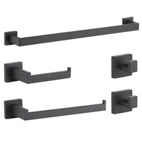Stainless Rack Set for , Square Tube Towel Bar and Hook Kitchen Homeowners Wall Mount Hardware Accessories