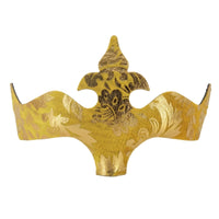 Shiny Venetian Mask Embossed Eye Mask with Elastic Strap Lightweight Textured for Masquerade Ball, Costume Party, Theater
