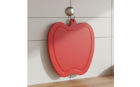 Fruit Shaped Cutting Plate Hanging Hole Slicing Block Double-Sided Novelty Food Prep Mat for Picnic, Camping, RV