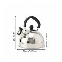 Stovetop Whistling Kettle Folding Handle Kitchenware for Kitchen