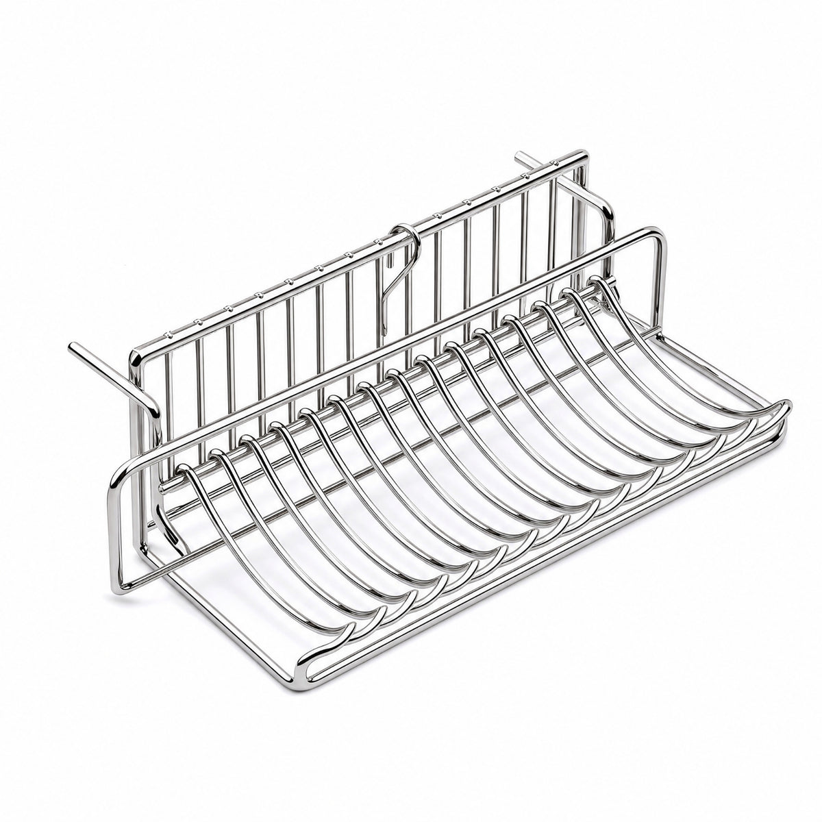 Wire Rack with Hooks Space-Saving Sponge Holder with Hook Compact for Rv Kitchen